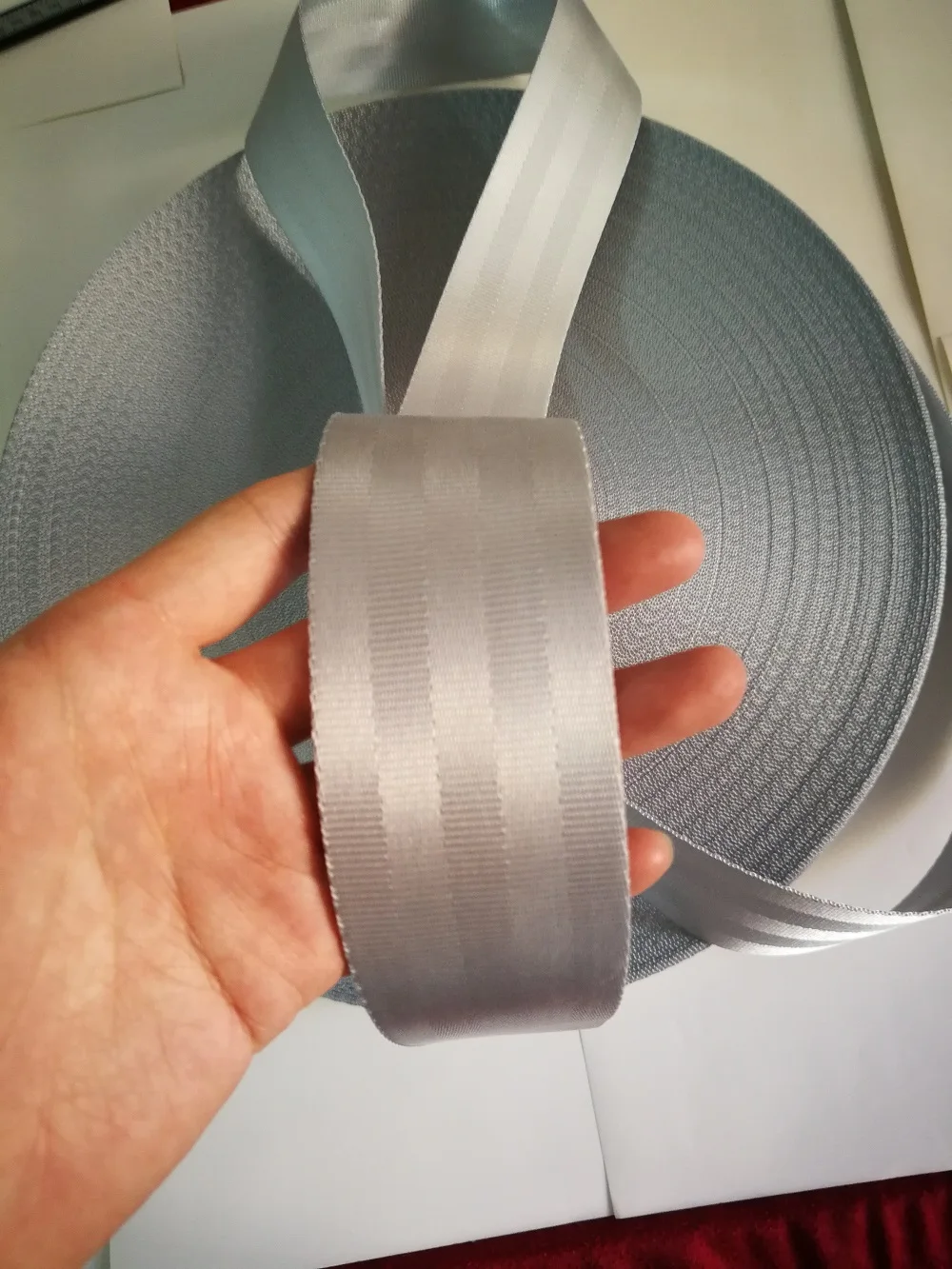 1M car modified Seat Belt Webbing 3C standard certified DIY Backpack Pet Belt Crafts Material child safety belt car accessories