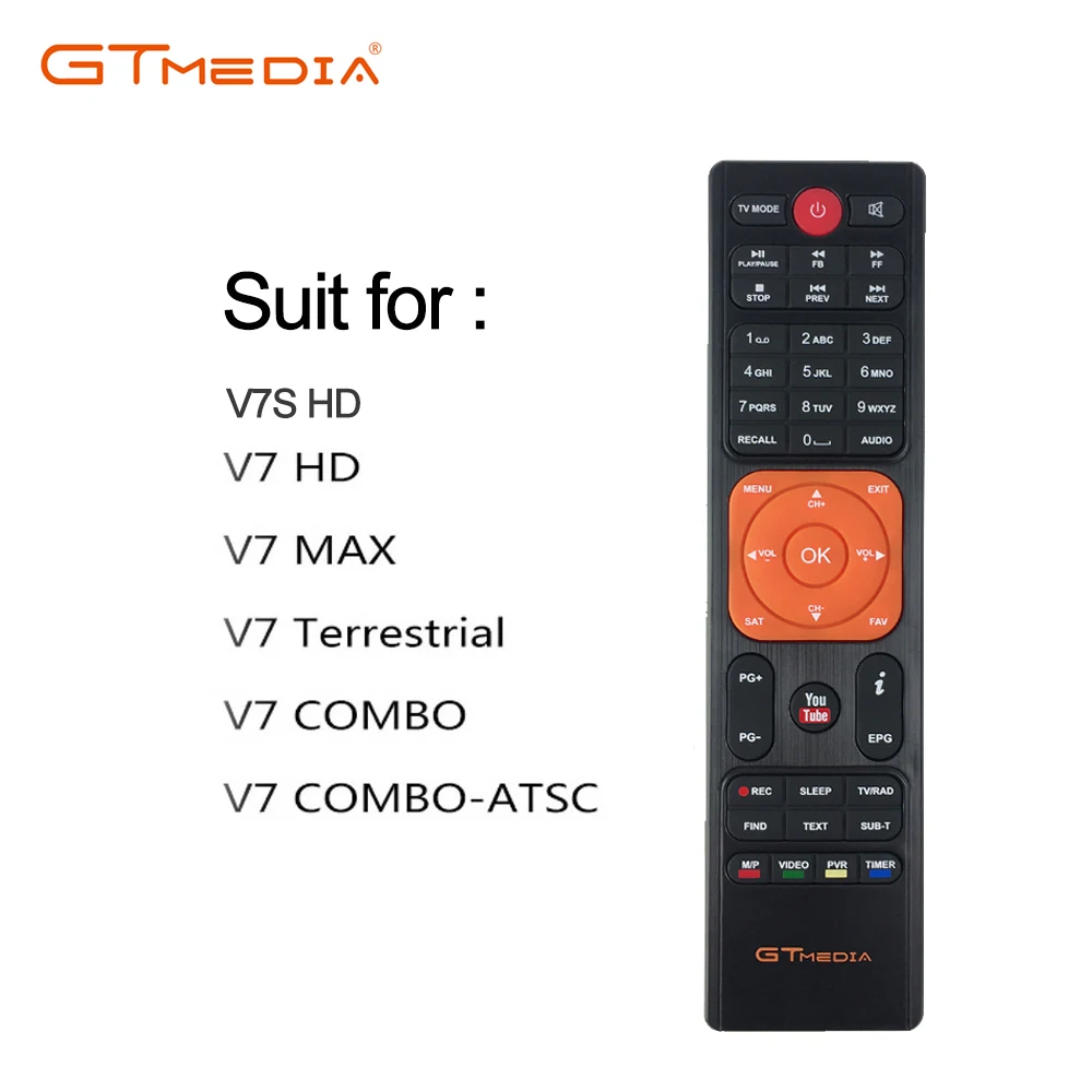 Satxtrem V7 пульт дистанционного управления для Freesat V7 HD V7 Combo V7 MAX gtmedia v7s hd DVB S2 спутниковый приемник
