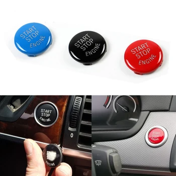 

Car Engine Start Stop Switch Button Replace Cover for BMW 1 3 5 Series E87 E90/E91/E92/E93 E60 X1 E84 X3 E83 X5 E70 X6 E71 Z4
