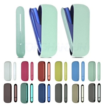 

New 14 Colors Fine Twill Silicone Side Cover Full Protective Case Pouch for IQOS 3.0/ 3 DUO Outer Case for IQOS Accessories