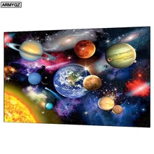 DIY мозаичная картина Вселенная украшение квадратная Алмазная вышивка алмазная живопись на заказ пейзаж крестиком аксессуары