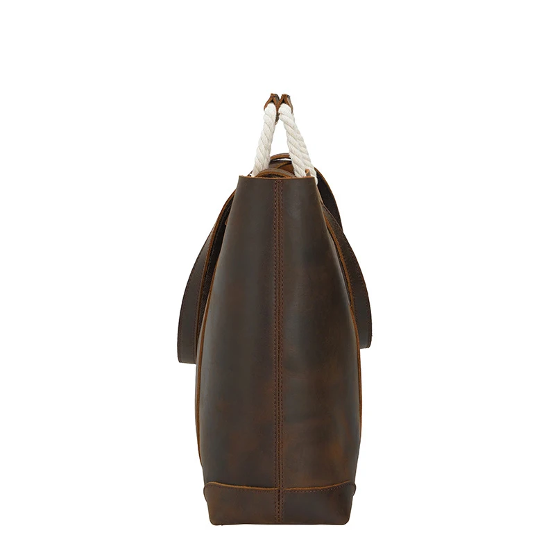 Woosir Sac à main vintage en cuir pour femme