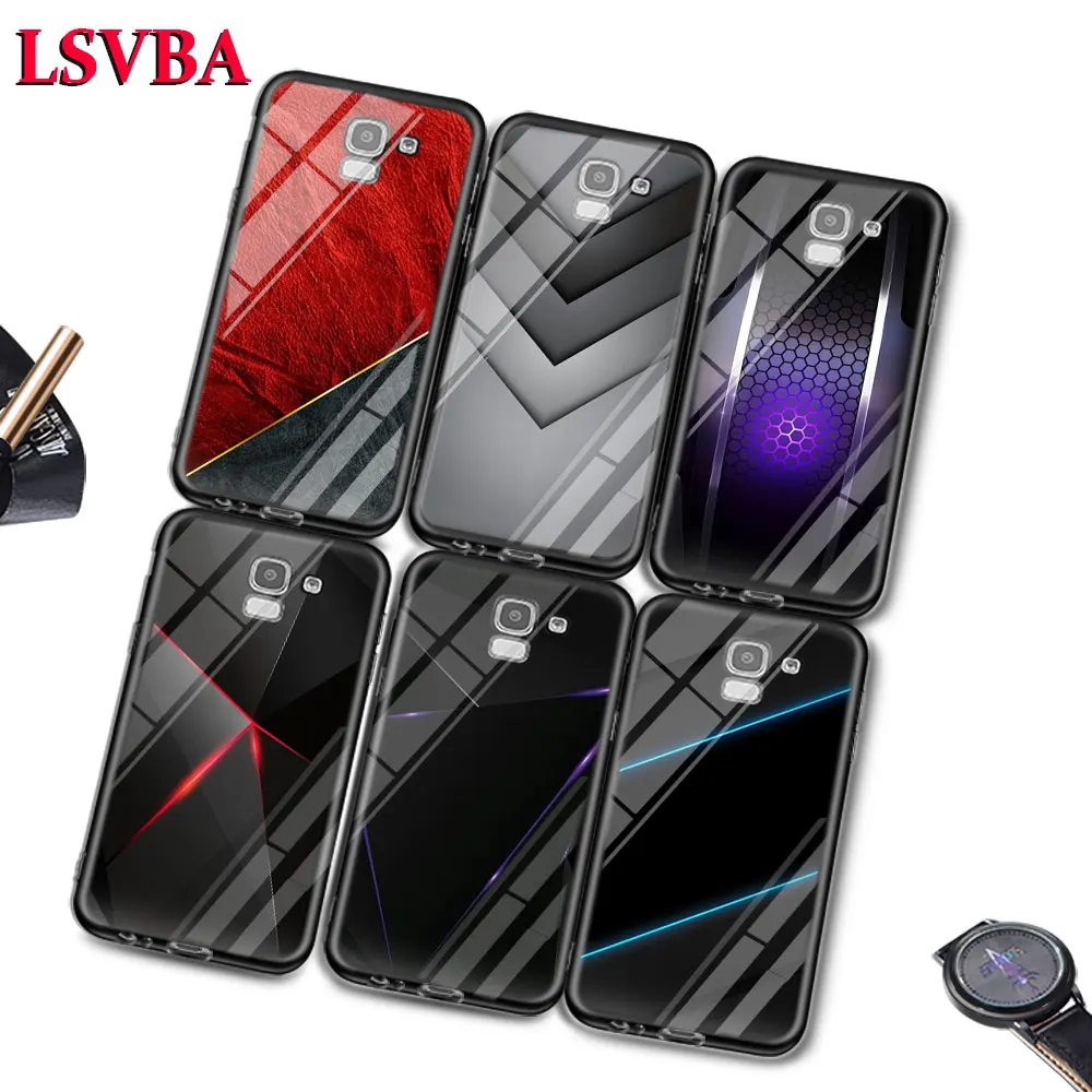 

Black Light Dark fashion For Samsung Galaxy J2 J3 J4 J5 J6 J7 Plus Core 2018 2017 2016 Super Bright Glossy Phone Case Cover