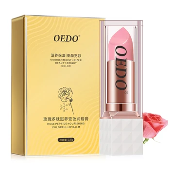 

3.5g Rose Peptide Nourishing Colorful Lip Balm Anti Aging Antifreeze Anti-chapped Lip Balm