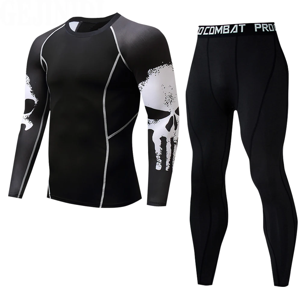 New Wolf Head Thermal Underwear Suit men's Long Quick-Drying Antibacterial Stretch Men's Thermal Underwear 3-Piece Set 3