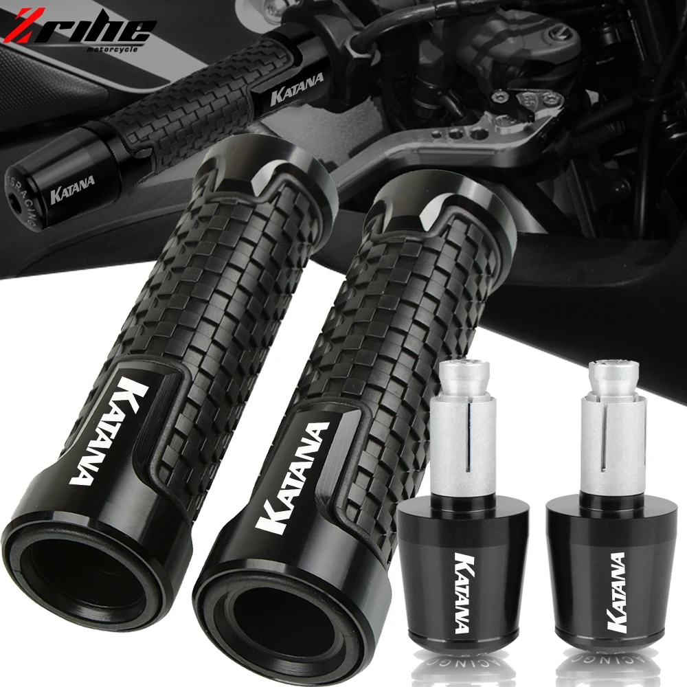 Topes Para Manillar CNC Aluminio Azul - Suzuki GSX-R600, GSX-R750, GSX-R1000 (2000-2014) - Krace KR-M075-4