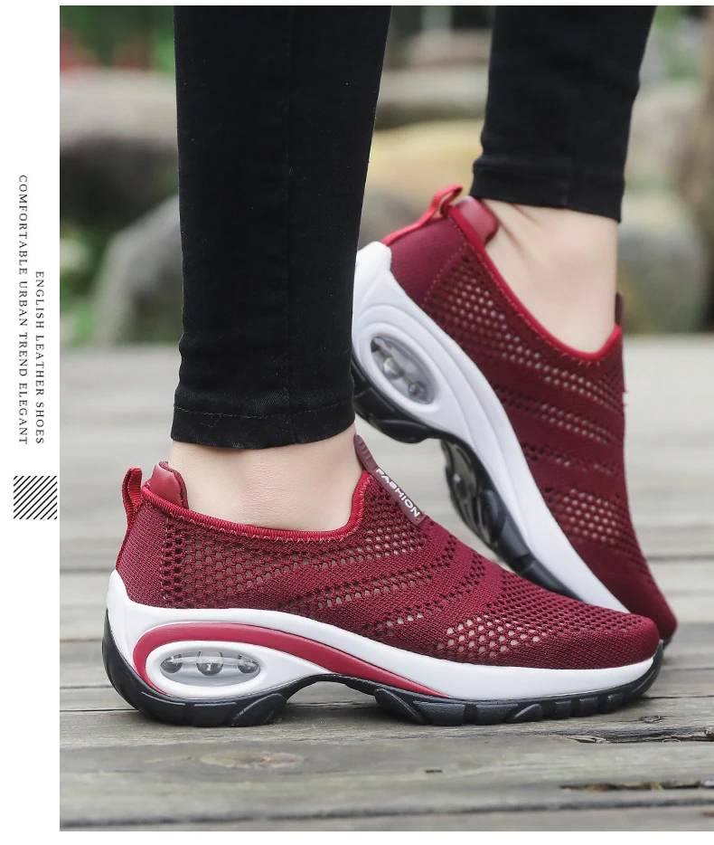 Женская теннисная обувь; Tenis Plataforma; кроссовки; Zapatos De Mujer; спортивная обувь для фитнеса; устойчивые кроссовки без застежки; женская обувь