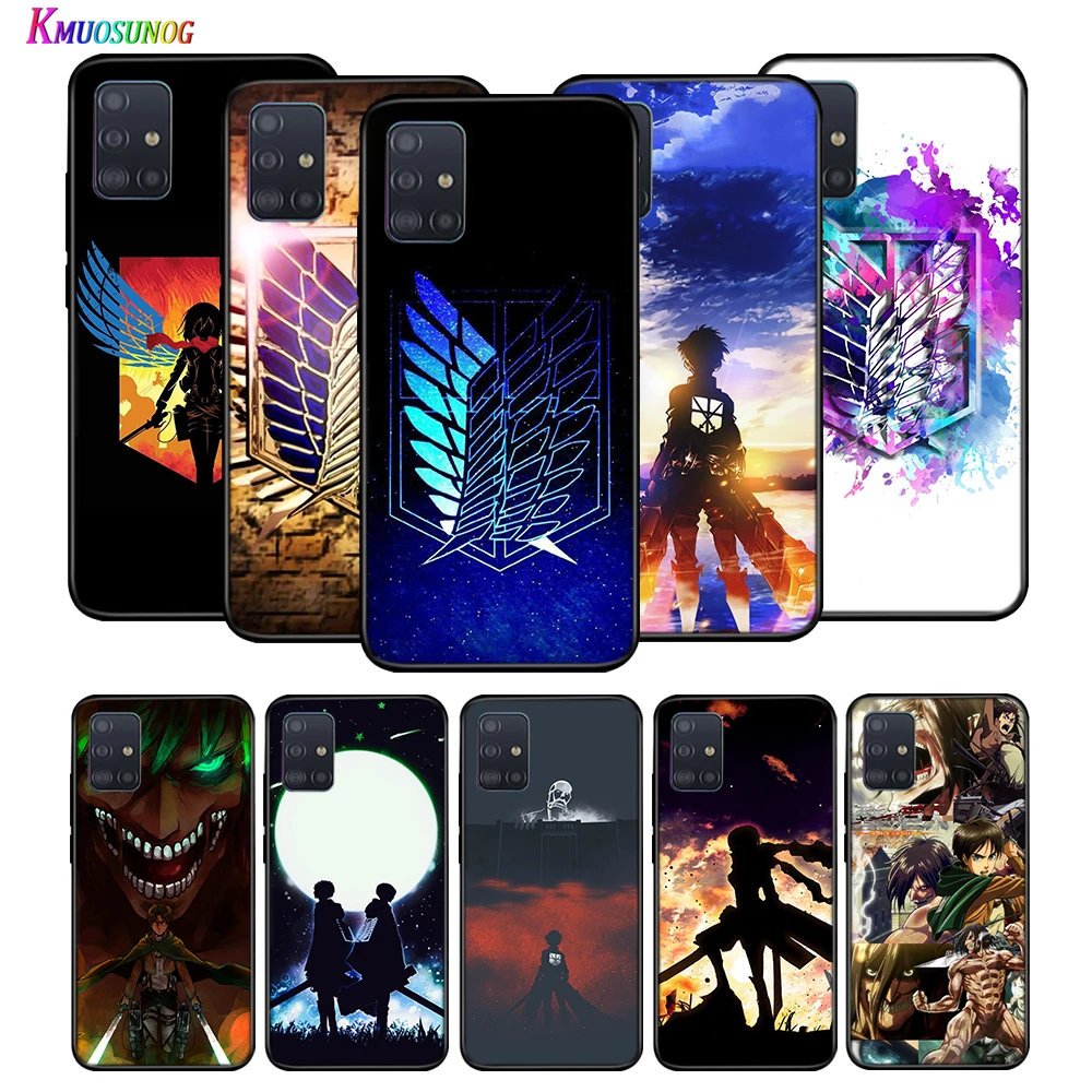 Силиконовый мягкий чехол с аниме атака на титанов для Huawei P40 P30 P20 Lite E Pro P Smart Z Plus 2019