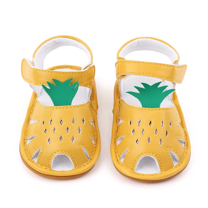 pineapple baby sandals