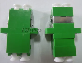 

1000Pcs/bag,LC/APC Duplex Single mode Fiber Optic Adapter LC APC Type Flange SM DX Optical Fiber Coupler