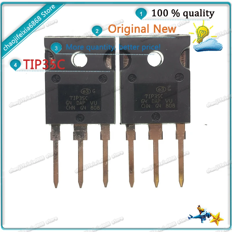 10-p-s-lote-TIP35C-35C-TIP35-TO247-TIP36C-TIP36-36C-nico-25A100V-PARA ...