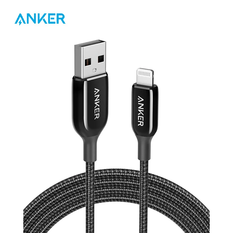 Кабель Anker Powerline + III с Lightning на USB A (сертифицирован MFi 3 фута) кабель для