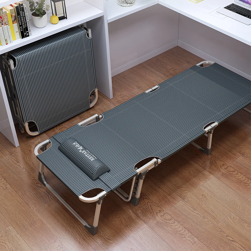

Multifunctional Nap Bed Folding Bed Single Office Lunch Break Recliner Home Escort Portable Camp Bed