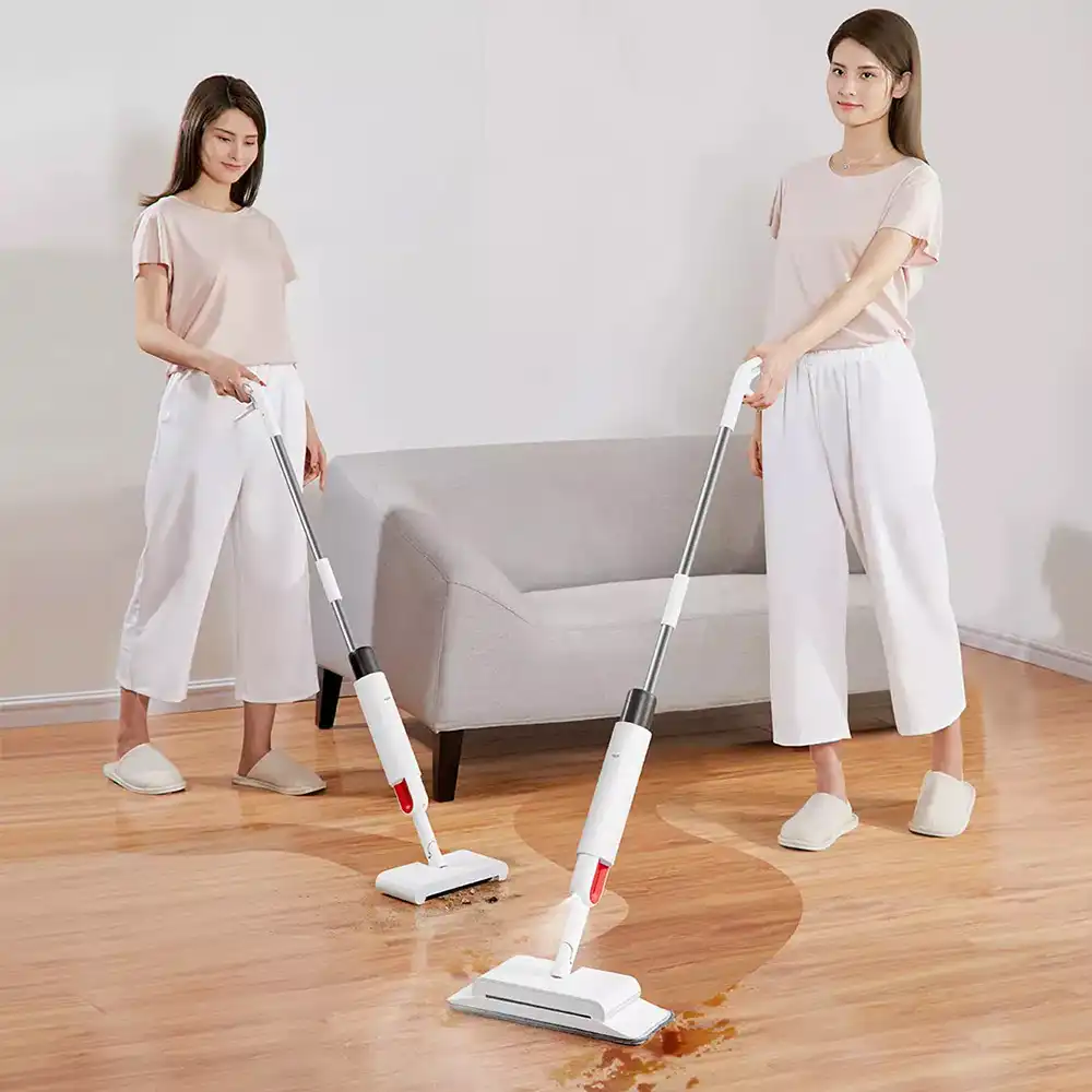 Deerma Tb900 Multifunction Water Spray Mop Sweeper 2 In 1 Handheld Water Spraying Mop Floor Cleaner 280ml Large Water Tank 2020 Aliexpress