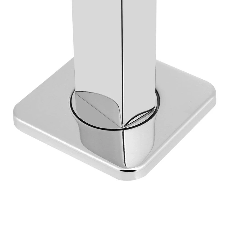 40 Cm Square Shower Arm Extension Arm Wall Mount For Rain Shower Head Shower Rod Rainfall Shower Head Arm Chrome