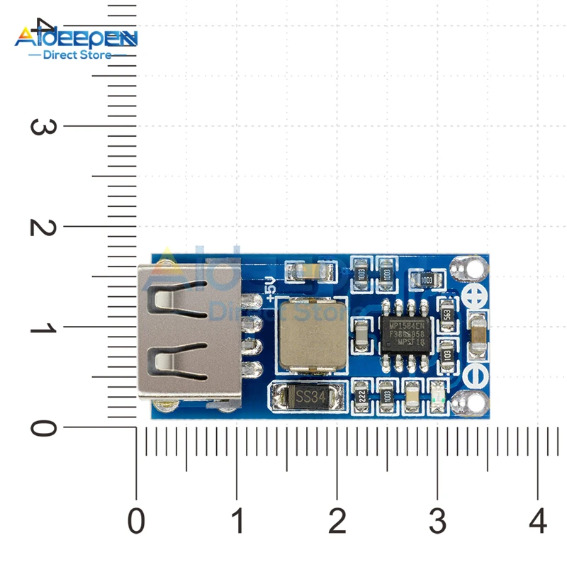 DC-DC 9V 12V 24V до 5V 3A USB понижающий стабилизатор напряжения Питание доска модуля преобразователя для телефон зарядное устройство автомобиль