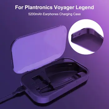 

Portable Earphones Charging Case Bluetooth Headset Storage Container Protective Charging Box For Plantronics Voyager Legend