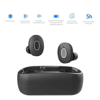 

NEW Sport True Wireless Earbuds Bluetooth 5.0 Headphones in-Ear Stereo Wireless Earphones Waterproof Headsets Earbuds