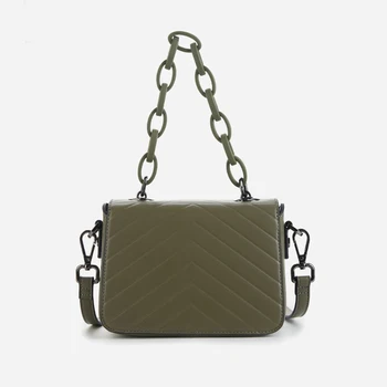 

New small fresh ladies embossed messenger bag square casual shoulder bag