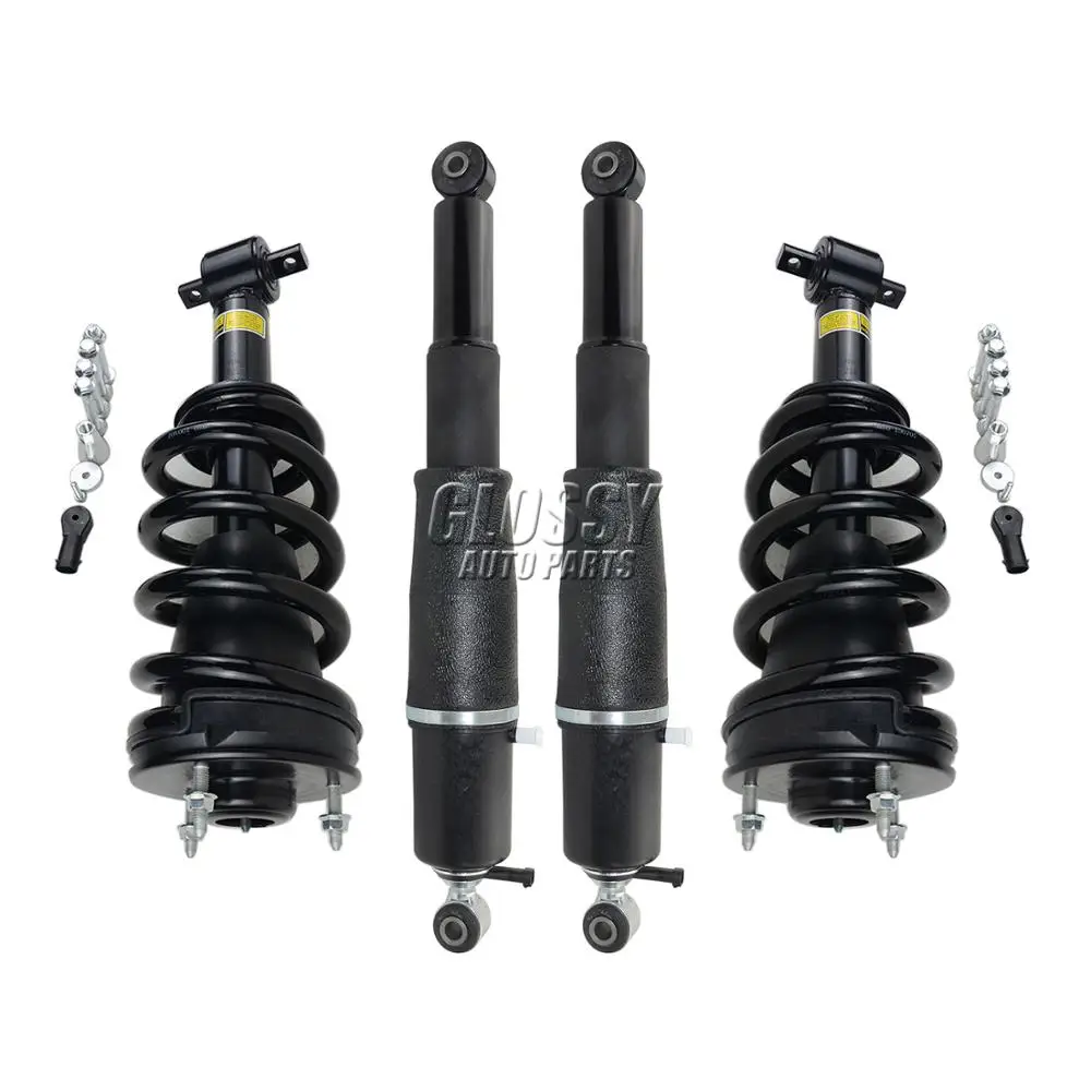 AP02 для Cadillac Escalade Chevy Chevrolet Avalanche Suburban Tahoe GMC Yukon 1500 2x передние амортизаторы+ 2 × задние воздушные стойки