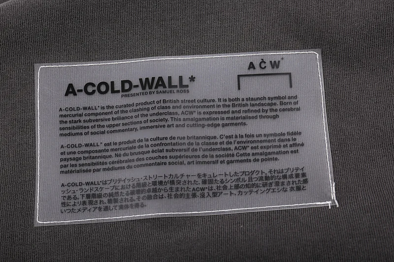 Лучшая версия A-COLD-WALL ACW с вышитым логотипом мужская толстовка с капюшоном в стиле хип-хоп Большие размеры мужские толстовки пуловер ACW High Street