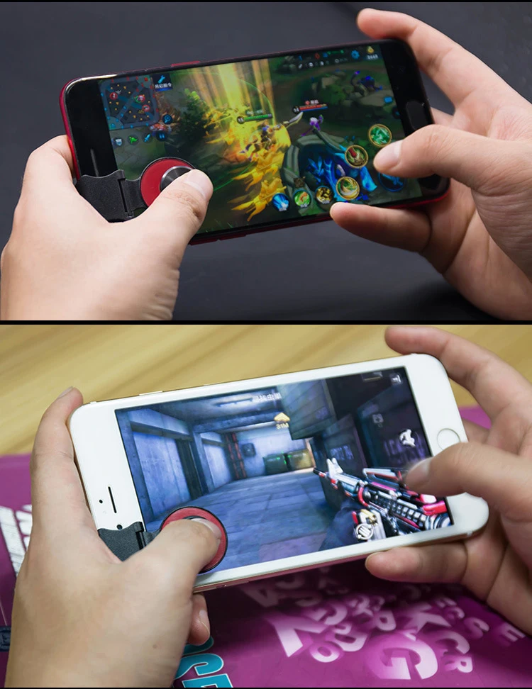 1X Mini Lightweight And Portable Fling Joystick Stretch/adjustable Mobile Game Touch Screen Joystick For Android IPhone