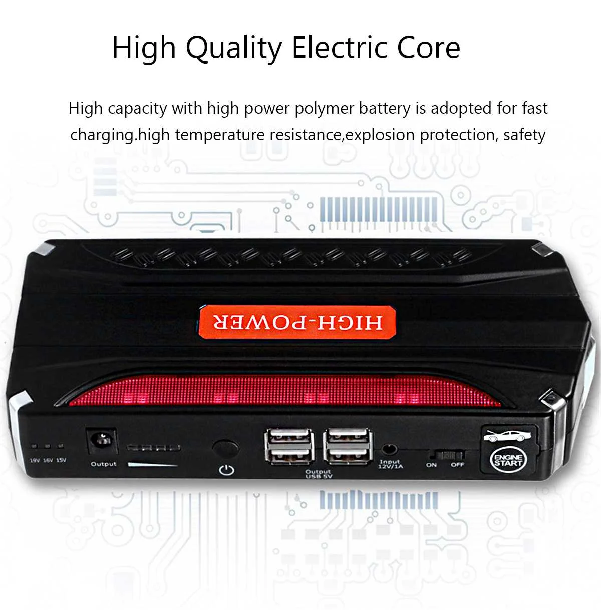 Автомобильный пусковое устройство power Bank 600A портативный автомобильный аккумулятор зарядное устройство 12 В пусковое устройство бензиновый дизельный автомобильный стартер Buster