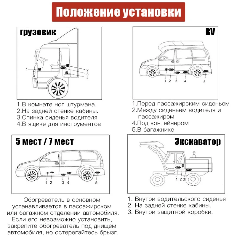 Автомобильный стояночный нагреватель, регулируемый 1-8 кВт, 12 В, воздушный Нагреватель, Нагреватель EBERSPACHER с пультом дистанционного управления, ЖК-монитор для грузовых автомобилей