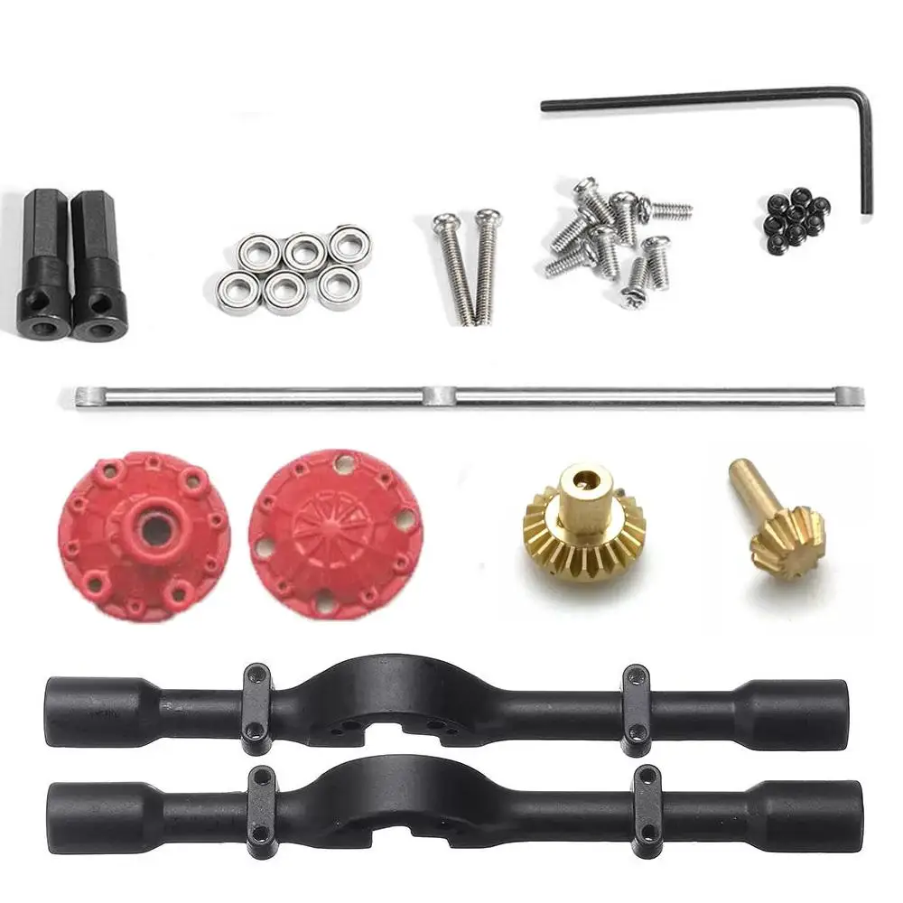 

RBR/C WPL 1:10 D12 Drift Remote Control Car Metal Upgrade Rear Axle Assembly Parts R482A RC Car Replacement