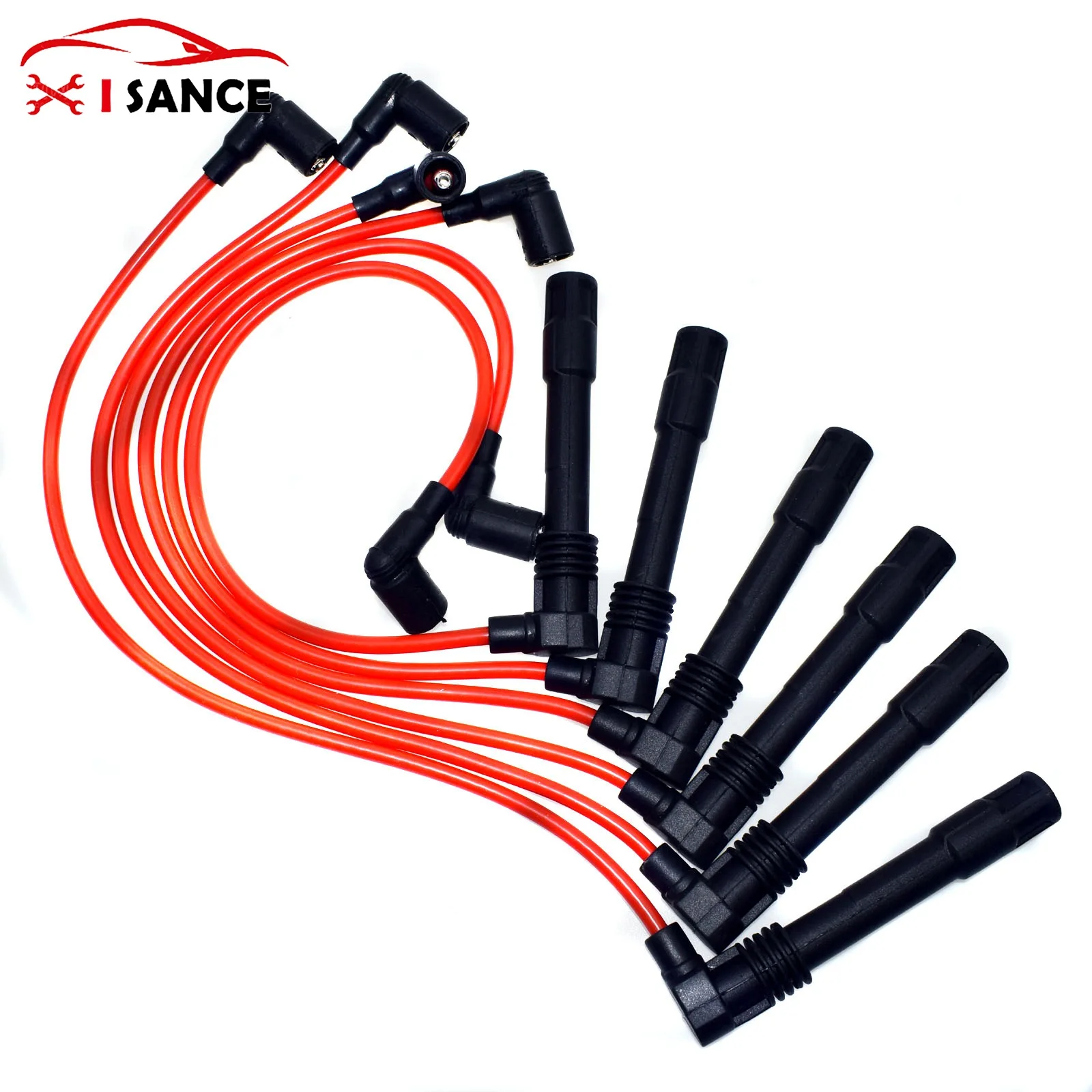 Ignition Spark Plug Wire for 1997-05 Audi A4 A6 Quattro VW Passat 2.8L for ignition cable set crank angle sensor ignition module