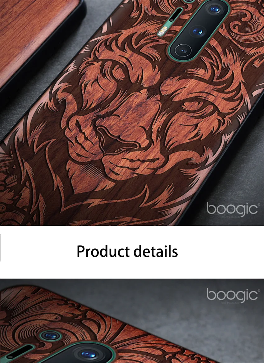 Carved Wood Case For OnePlus 8 Pro OnePlus 8 Shockproof Case TPU Bumper Cover For OnePlus 8 Case Wood Shell Oneplus 8 Pro (7)