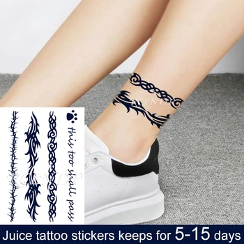 

Waterproof Temporary Juice ink Sticker "this Too Shall Pass" Hand Band Designs Fruit Gel Long lasting Tattoo Art for Men Women