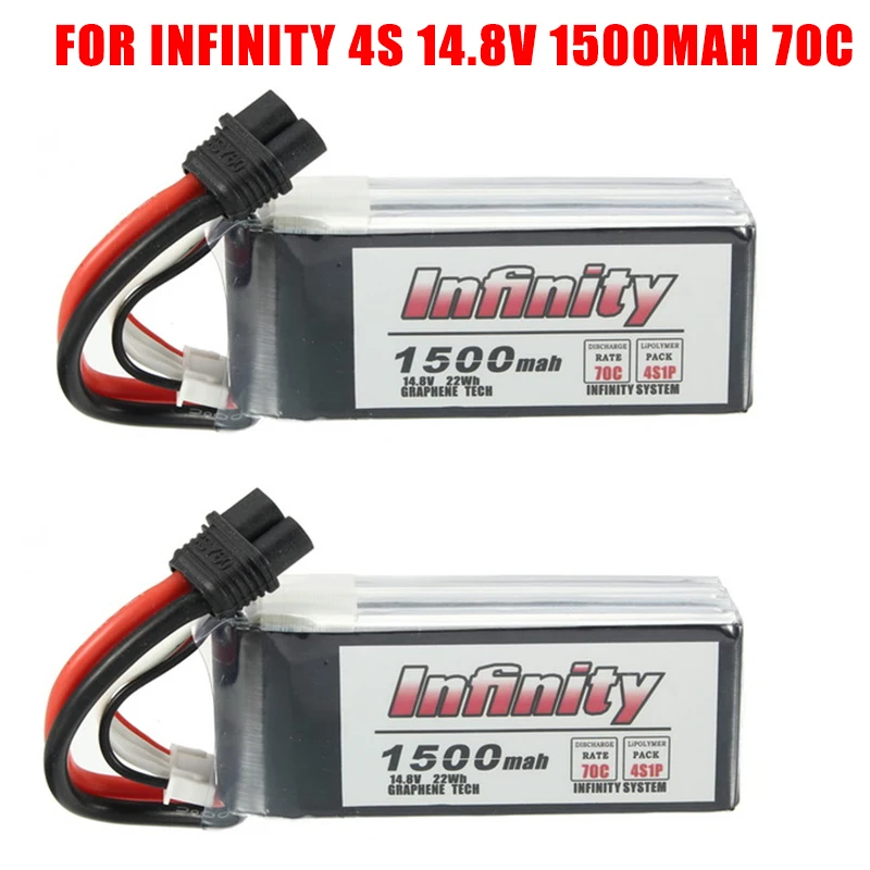 1/2 шт. Для Infinity 4S 14 8 в 1500 мАч 70C Графен LiPo батарея перезаряжаемый XT60 разъем
