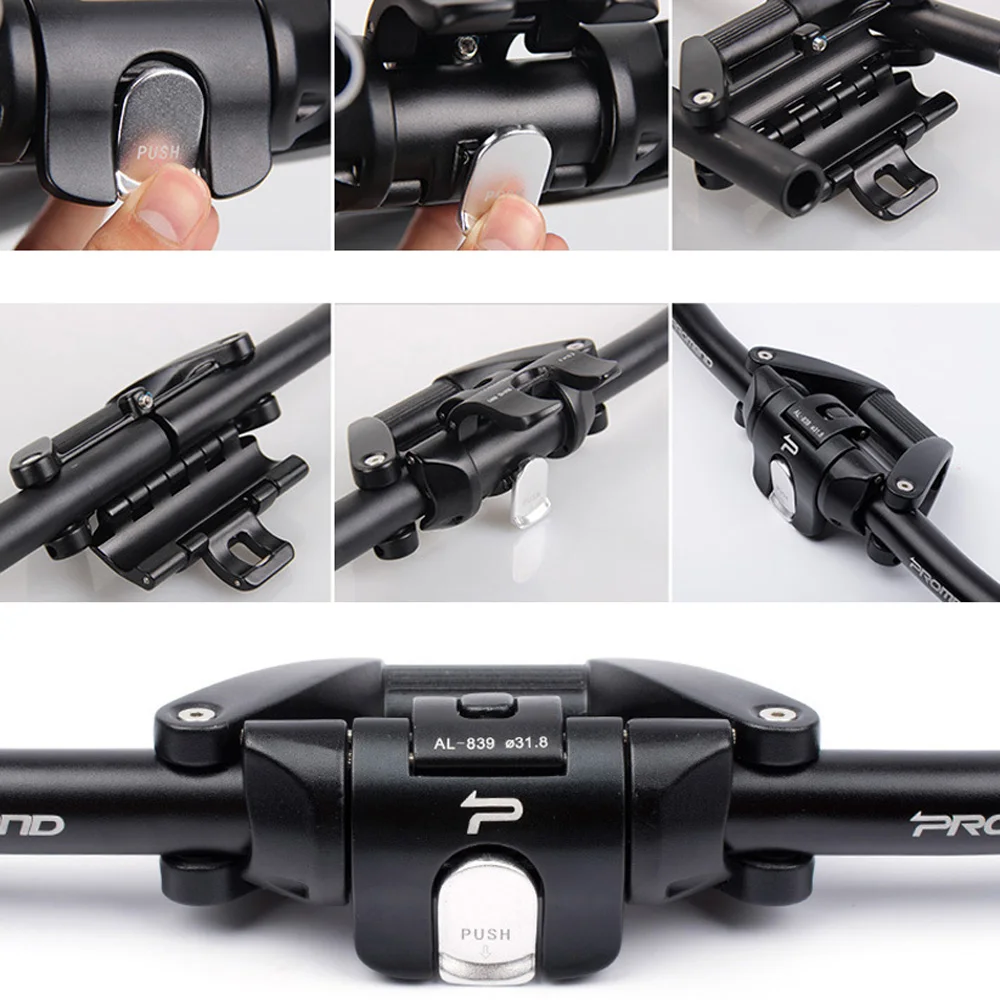 

Durable And Practical Bicycle Handlebar MTB End Fit 25.4/31.8mm Aluminum Alloy Cycling Replace Fine Workmanship