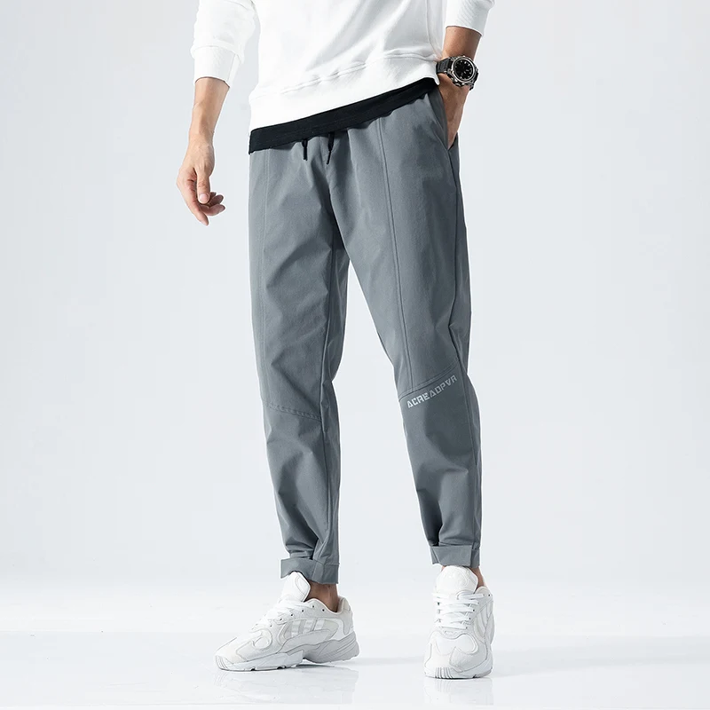 

Sportwear Pants Men Loose Straight Trousers Large Size High Quality Quick-Drying Pants Spring Summer Autumn Winter Sweatpants
