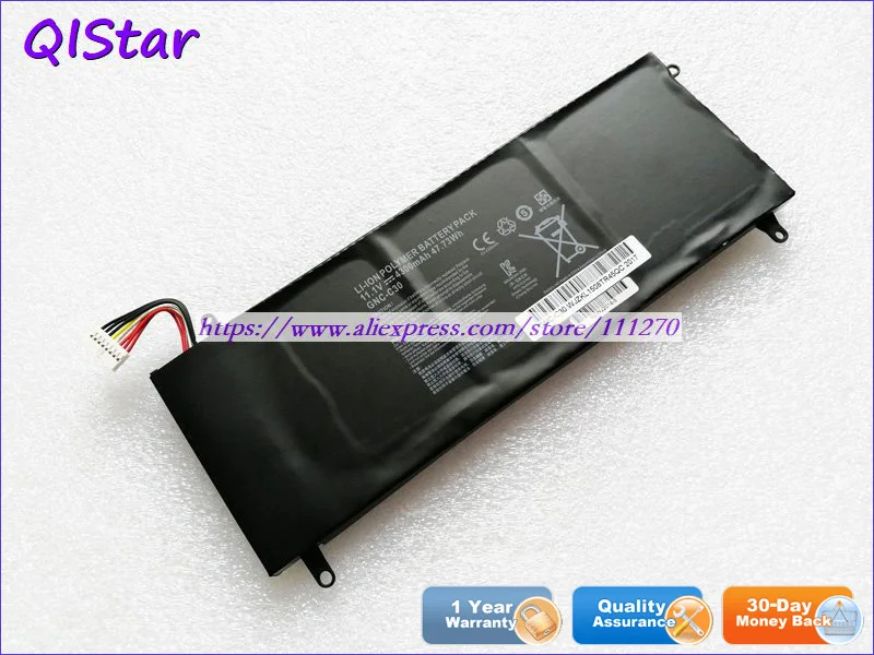 QISTAR 11,1 V 4300mAh подлинный GNC-C30 961TA002F Аккумулятор для ноутбука Gigabyte U2442T U24T U2442D U2442V ноутбук компьютер