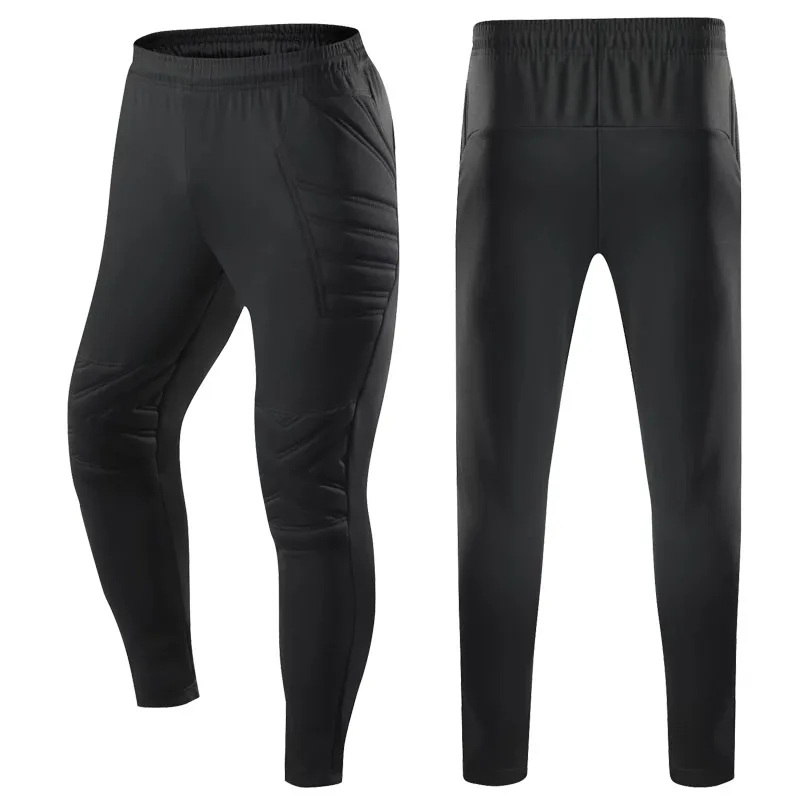 Professional Soccer Training Pants Sports Goalkeeper Kits Men kids Polyester Sponge Slim Skinny Football Goal Keeper Trousers soccer pants
