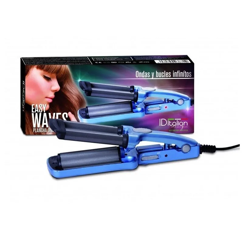 Plancha onduladora EASY WAVES Italian Design peluquería PostQuam para hacer  ondas placas de cerámica 33 W diseño compacto IDEBBL188|Relajantes  capilares| - AliExpress