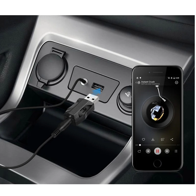USB Bluetooth 5,0 адаптер Bluetooth передатчик приемник 3,5 мм стерео аудио звук музыка ключ для ТВ ПК наушники Колонки