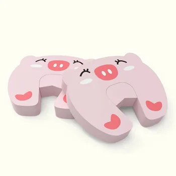 

3 pcs/set Door Stops Stopper Door Blocked Cartoon Animals Pig Elephant Kids Safety Door Clamp Baby Finger Protector Baby Safety