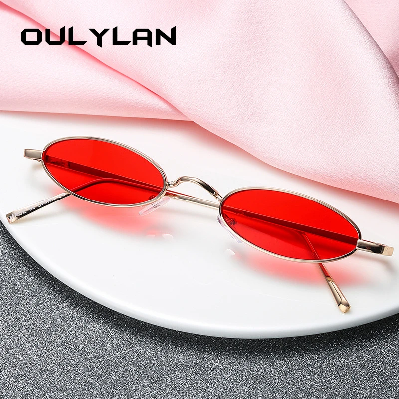 Солнцезащитные очки Oulylan классические овальные женские Брендовые с