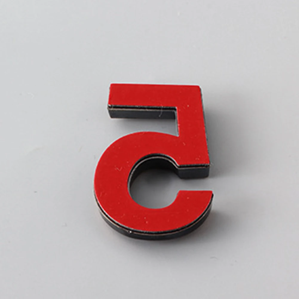 1pc Numeral Door Plaque House Drawer Sign Plating Gate Digits 0-9 Plastic Number Tag Hotel Home Sticker Address Door Label  2020
