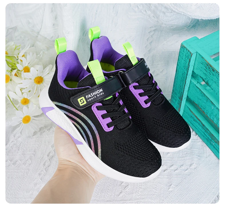 comfortable sandals child Spring Autumn Kids Shoes Baby Girls Children's Casual Sneakers Breathable Soft Anti-Slip Walking Running Sports Shoes Size 26-38 best leather shoes