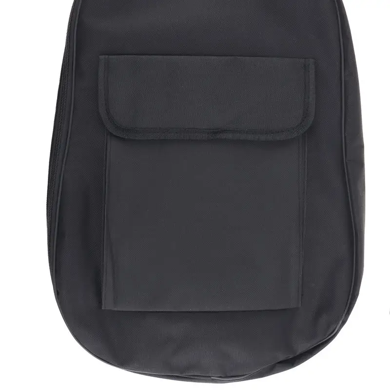Черный Водонепроницаемый двойной ремень Бас рюкзак Gig Сумка Чехол для электрогитары 5 мм толщина Губка Мягкий
