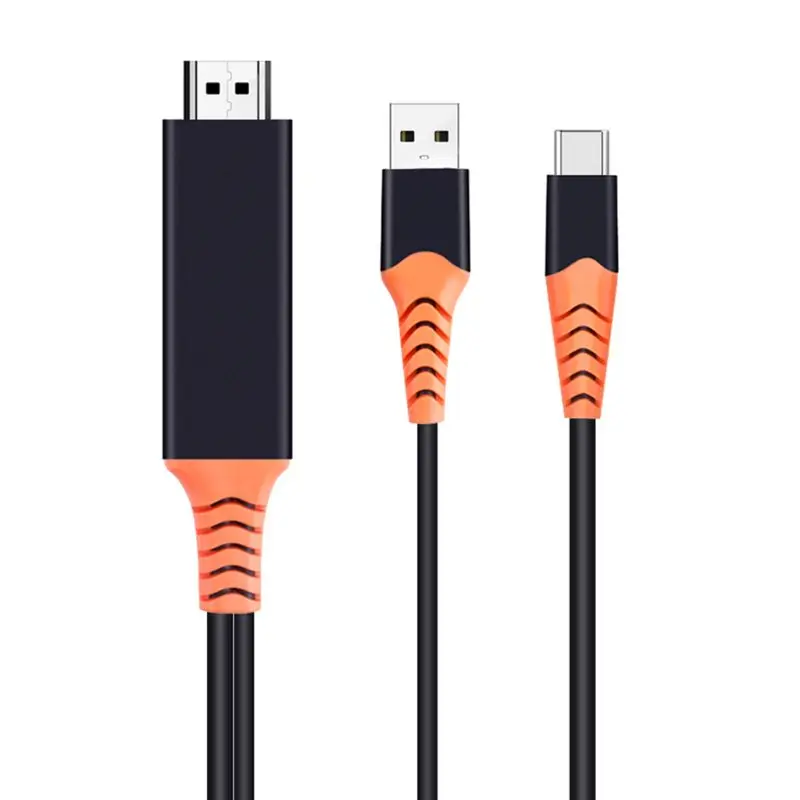 Тип C к HDMI HD tv AV ТВ кабель адаптер для samsung Galaxy S10 Note 9 Macbook PC