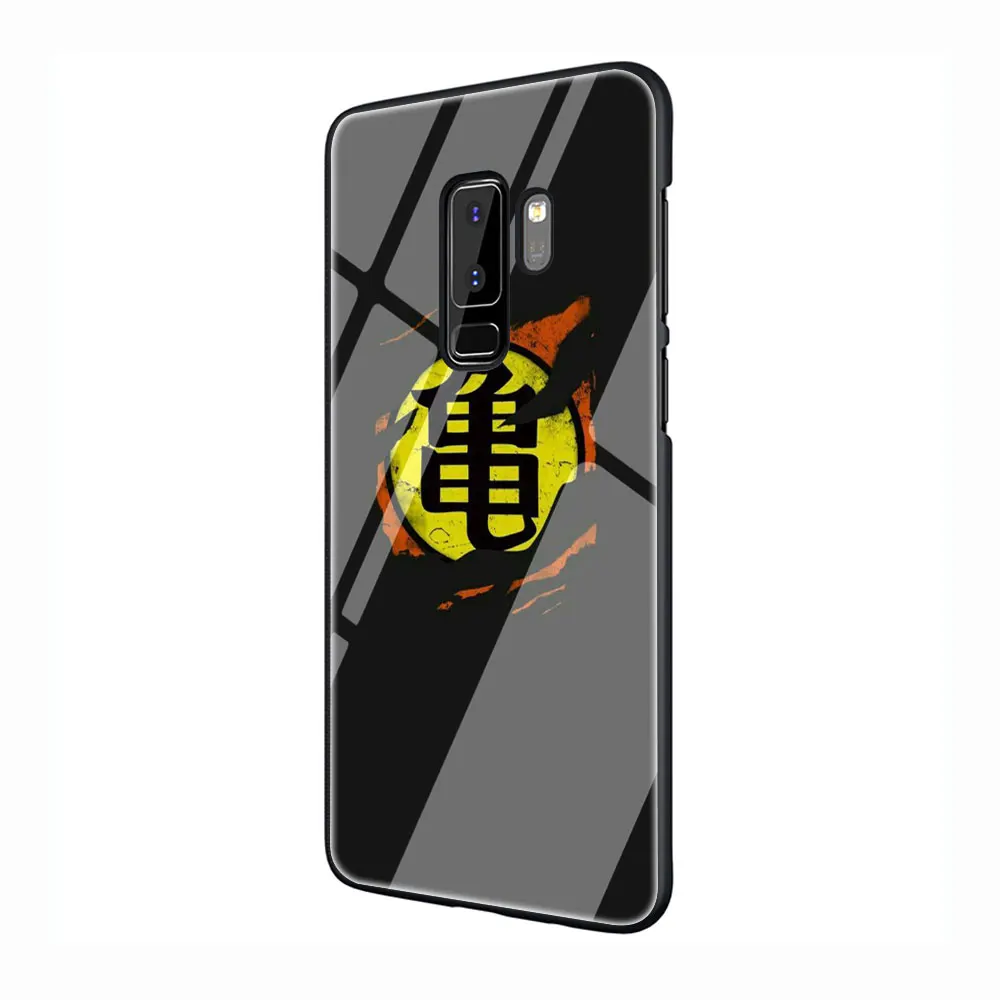 Dragon Ball z Супер Братья Марио логотип закаленное Стекло TPU черный чехол для Galaxy S7 Edge S8 S9 S10 Plus, Note 8, 9, 10, A10 20 30 40 50 60 - Цвет: G3