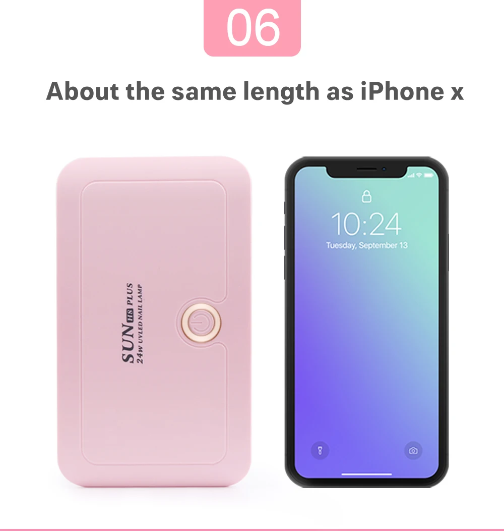 NOQ Max16W SUN H8 Plus светодиодный светильник для маникюра, 8 светодиодный s портативный УФ-светильник для сушки ногтей, отверждающий Гель-лак