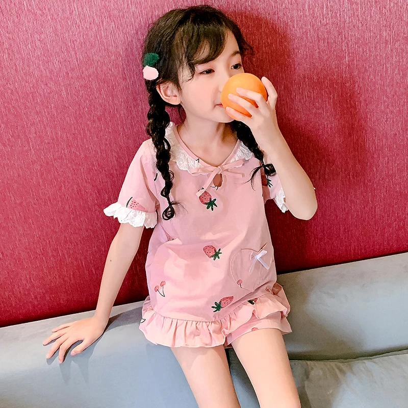 Детские пижамы для малышей 2020 девочка хлопок милые pijama infantil 2 предмета одежда сна