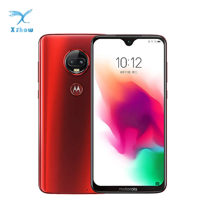 Мобильный телефон Motorola Moto G7 Plus Android 9 экран 6 24 дюйма двойная задняя камера 16 МП 4