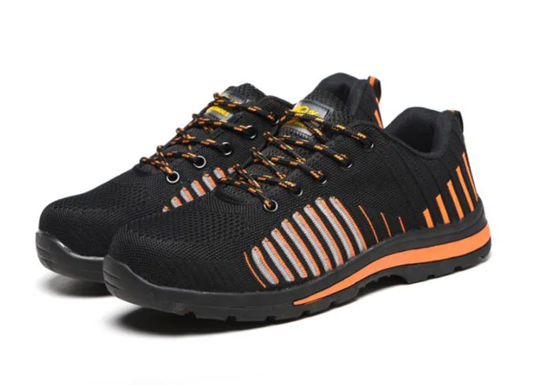 Anti-collision Work Boots New Men Steel Toe Caps Anti-smashing Shoes Anti-puncture Anti-slip Breathable Protective Safety Shoes